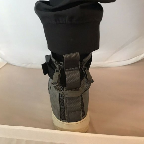 Replacement Straps For Air Force 1 Mid Shoes - Color Black - Set of 2- New - Picture 5 of 7